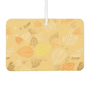 Autumn, Leaves Pattern 4 Car Air Freshener