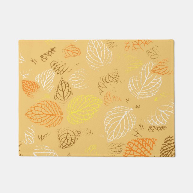 Autumn, Leaves Pattern 4 Doormat (Front)