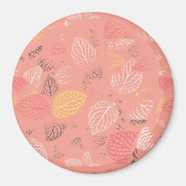 Autumn Leaves Pattern 5 Magnet (Front)
