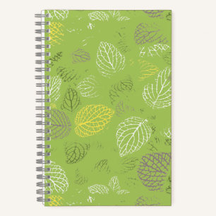 Autumn Leaves Pattern 6 Notebook