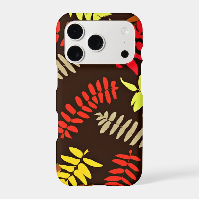 Autumn Leaves Pattern Art (Back)