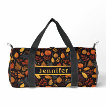 Autumn Leaves Pattern Duffel Bag