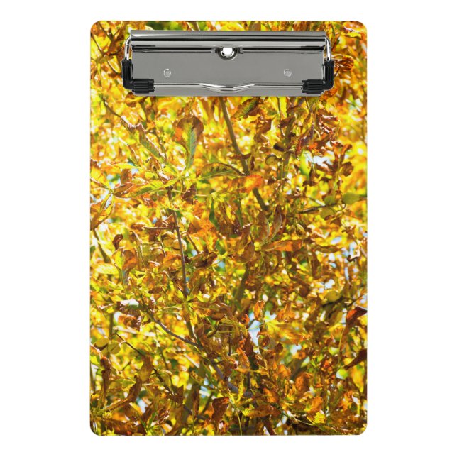 Autumn leaves pattern mini clipboard (Front)