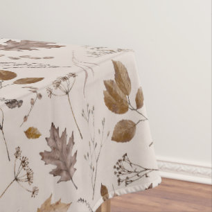 Autumn Leaves Pattern Tablecloth