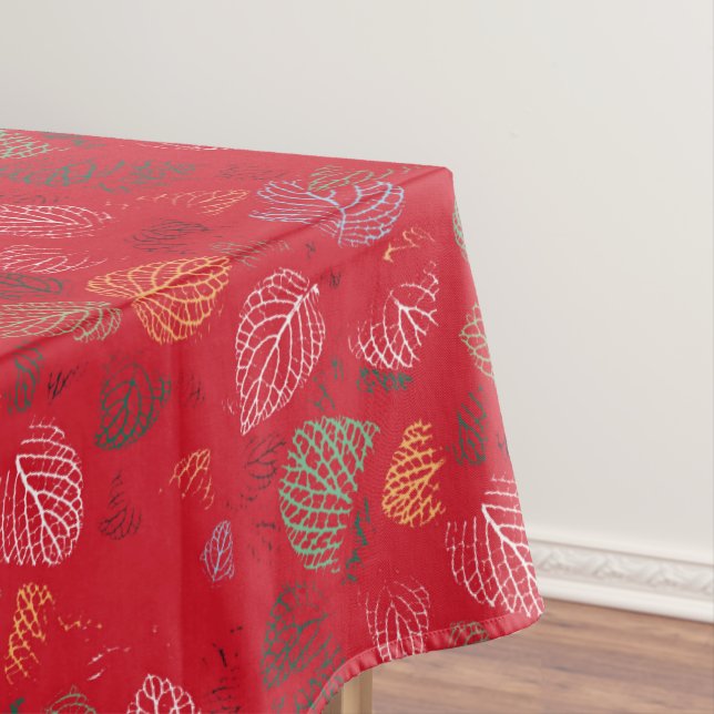 Autumn, Leaves Pattern Tablecloth (In Situ)