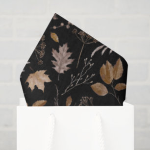 Autumn Leaves Pattern Tissue Paper