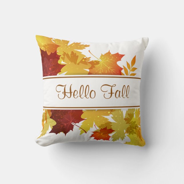Autumn Leaves Pillow (Front)