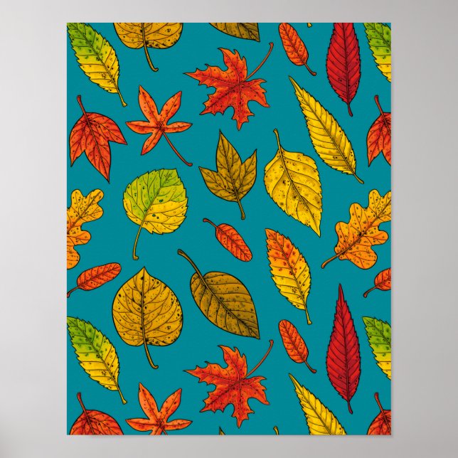 Autumn leaves poster (Front)