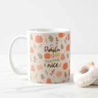 Autumn Leaves Pumpkin Fall Pattern