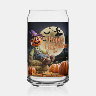 Autumn Leaves Pumpkin Mug Can Glass