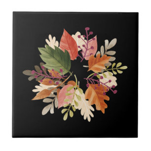 Autumn Leaves ~ Red and Gold ~ Backsplash Accents Tile