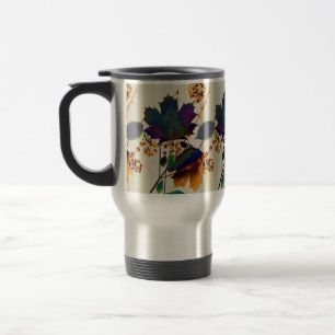 Autumn Leaves Royal Colours Travel Mug