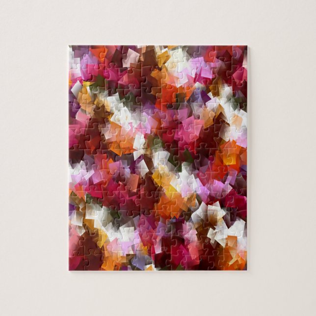 Autumn leaves scattered... jigsaw puzzle (Vertical)