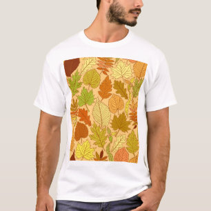 Autumn leaves: seamless fabric print T-Shirt