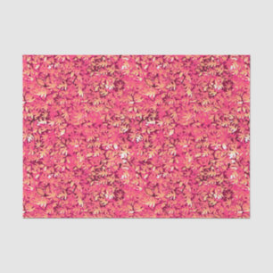 Autumn leaves, shades of red and orange tissue paper