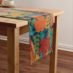 Autumn Leaves Short Table Runner