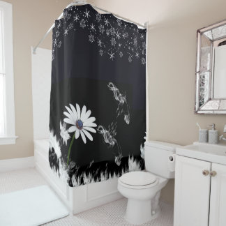 autumn leaves shower curtain