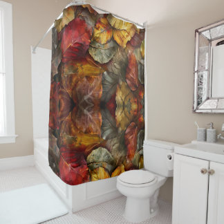 Autumn Leaves Shower Curtain