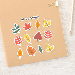 Autumn Leaves Sticker Sheet