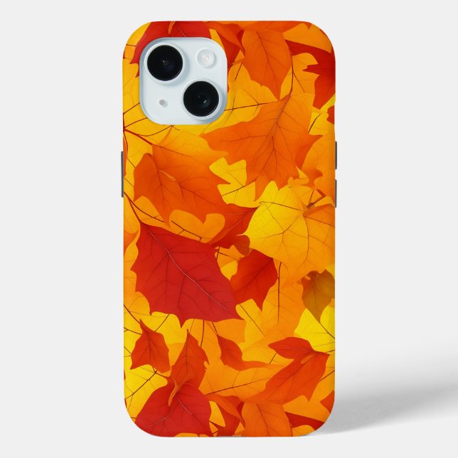 Autumn leaves styled Case-Mate iPhone case (Back)