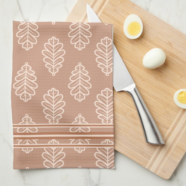 Autumn Leaves  Tea Towel (Quarter Fold)