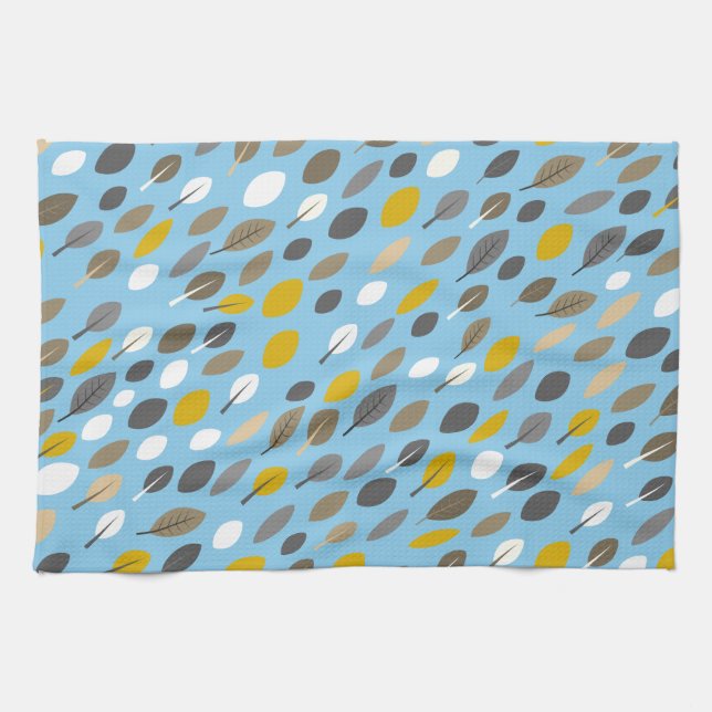 Autumn Leaves Tea Towel (Horizontal)