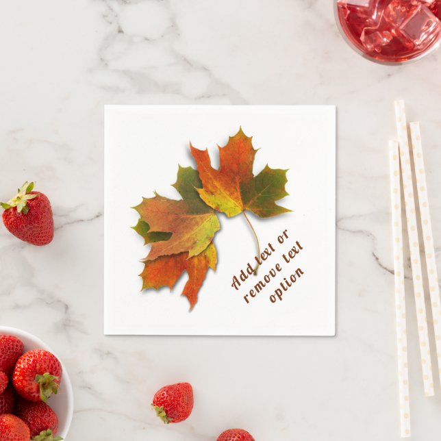 Autumn Leaves Thanksgiving Napkin (Insitu)