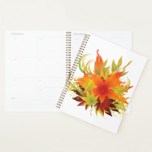 Autumn Leaves Thanksgiving Planner