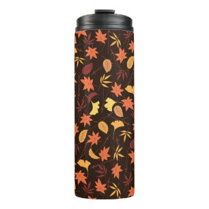 Autumn Leaves Thermal Tumbler