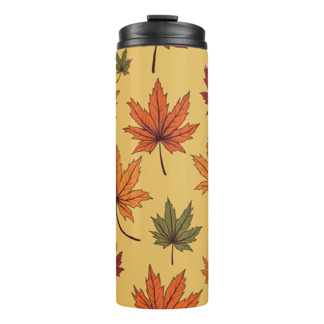 Autumn Leaves Thermal Tumbler (Front)