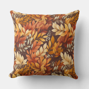 Autumn Leaves Throw Pillow