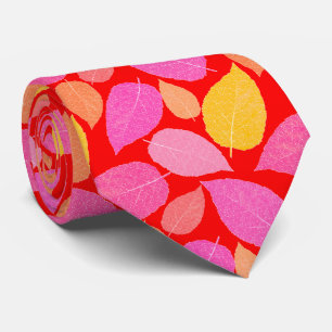 Autumn leaves . tie