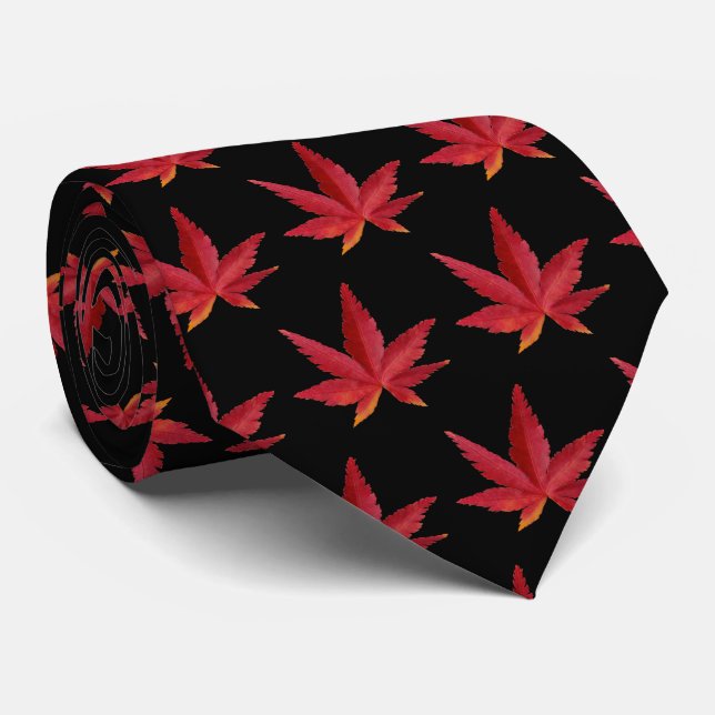 Autumn leaves tie (Rolled)
