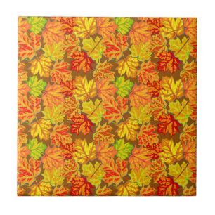 Autumn Leaves Tile
