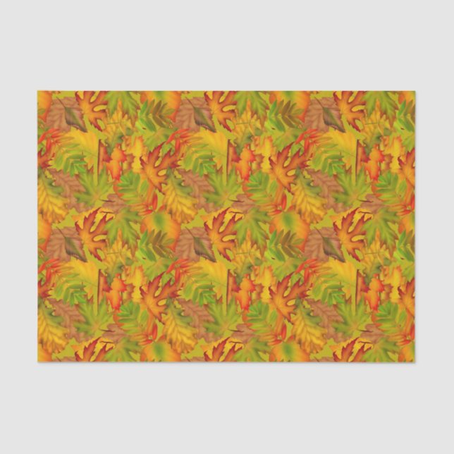 Autumn Leaves Tissue Paper (Front)