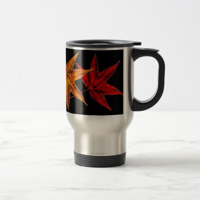 Autumn Leaves Travel Mug (Right)