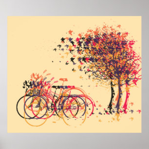 Autumn Leaves Trees #3 Poster