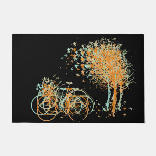 Autumn Leaves Trees Doormat