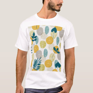 Autumn leaves, vintage seamless pattern. T-Shirt