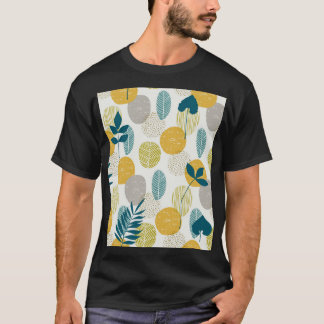 Autumn leaves, vintage seamless pattern. T-Shirt