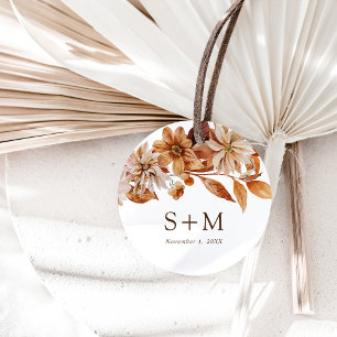 Autumn Leaves Wedding Favour Tags