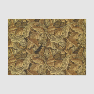 Autumn leaves William Morris vintage pattern Tissue Paper