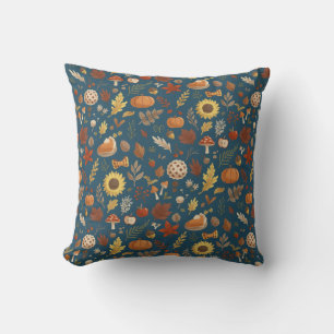 Autumn Leaves with a Dash of Thanksgiving Cushion