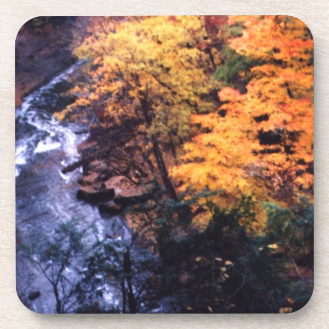 Autumn Leaves With River Coaster (Front)