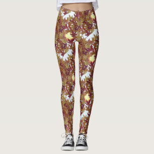 Autumn Leaves with Sun Legging