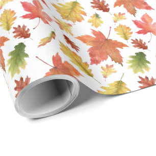 Autumn Leaves Wrapping Paper