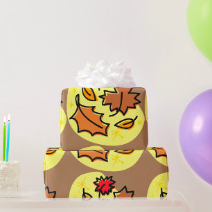 Autumn Leaves Wrapping Paper