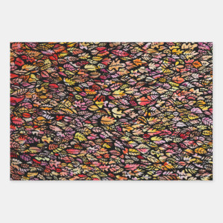 Autumn Leaves Wrapping Paper Sheet