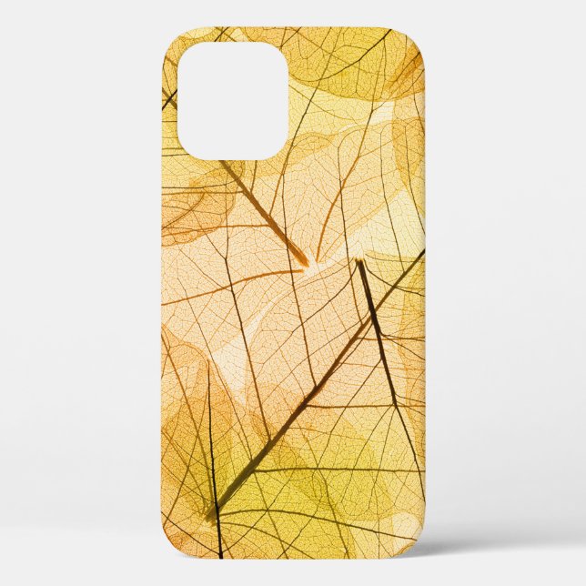 Autumn Leaves yellow and orange Background - trans Case-Mate iPhone Case (Back)
