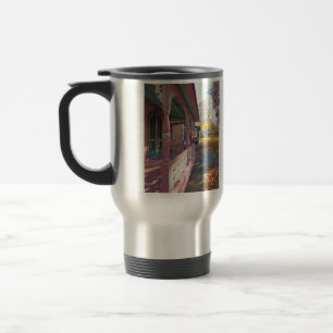Autumn Light on Cottage Row - Martha's Vineyard Travel Mug